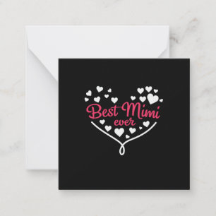 Mummy Art Best Mimi Ever Card