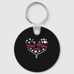 Mummy Art Best Mimi Ever Key Ring