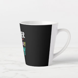 Mummy Art Mother Of The Birthday Boy Latte Mug