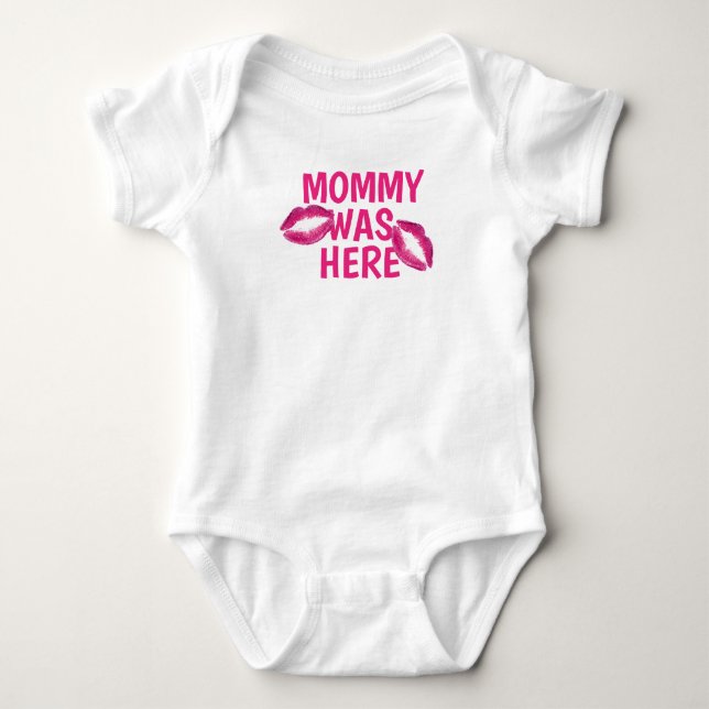 Mummy -  Baby Jersey Bodysuit (Front)