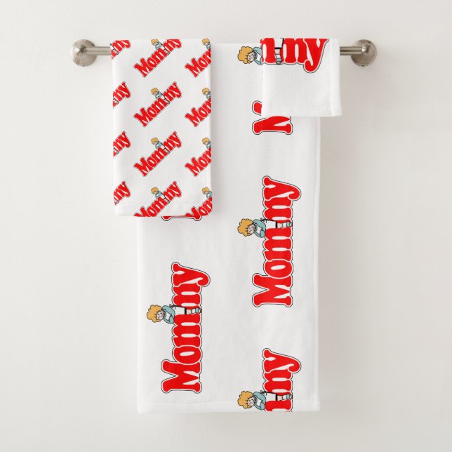 Mummy Bath Towel Set (Insitu)