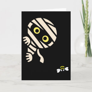 Mummy Bee Halloween Card
