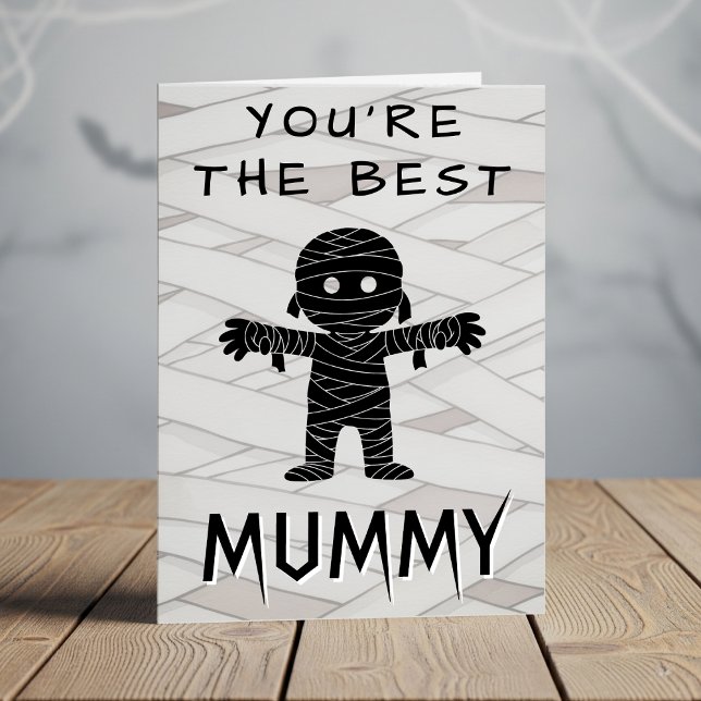 Mummy Best Mum Ever Halloween Birthday Card (Mummy Best Mom Ever Halloween Birthday Card
)