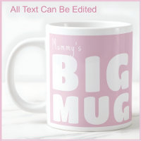 Mummy Big Mug Pink C52 Funny Novelty Mum Mummy  