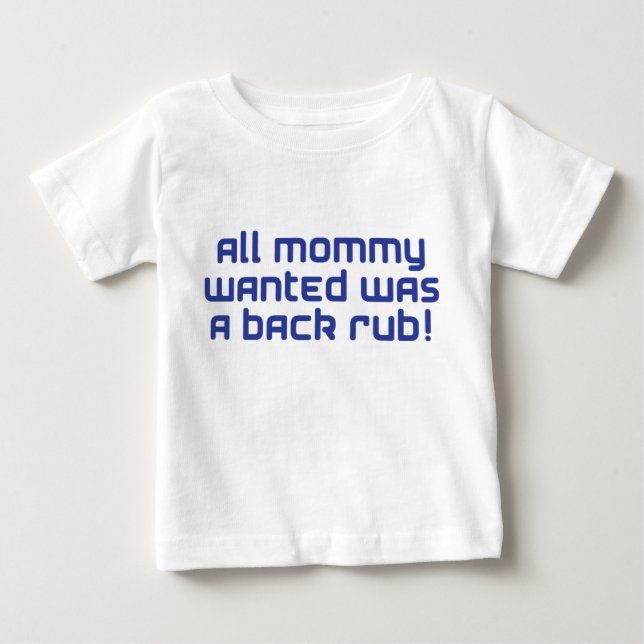 mummy blue baby T-Shirt (Front)