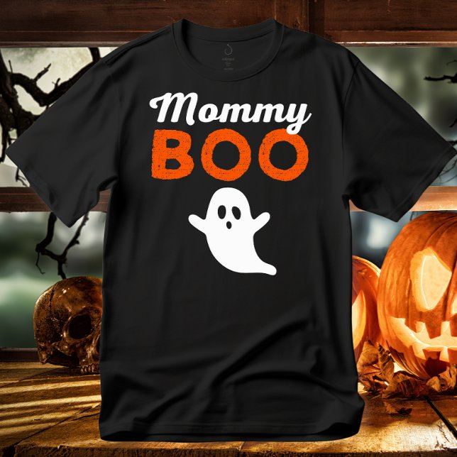 Mummy Boo Orange Cute Halloween Family Matching T-Shirt (Creator Uploaded)