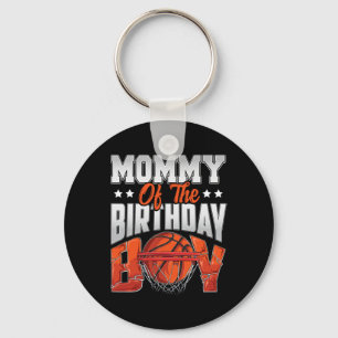 Mummy Bysketbyll Birthday Boy Family Byller B-day Key Ring