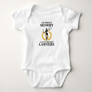Mummy Can't Resist Lawyers Baby Bodysuit