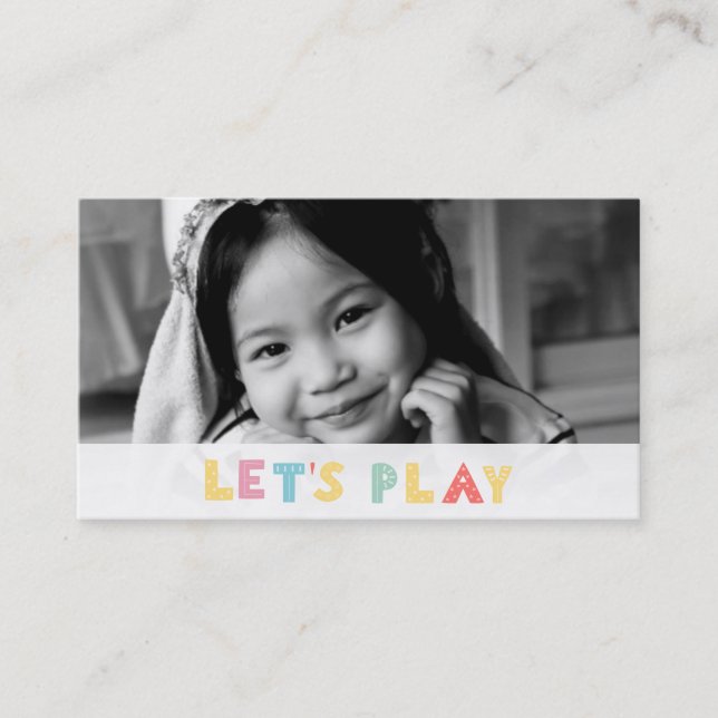 *~* Mummy Card - Play Date Card Colours Photograph (Front)