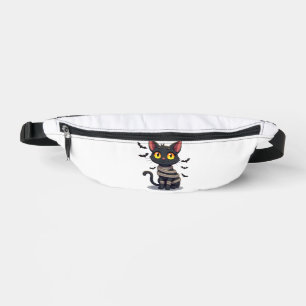 Mummy Cat Kitten Halloween Bum Bags