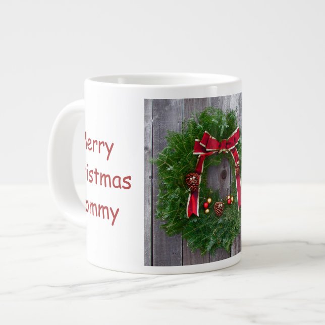Mummy Christmas Jumbo Mug (Front Left)