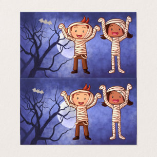 Mummy costume cute cartoon kids classroom