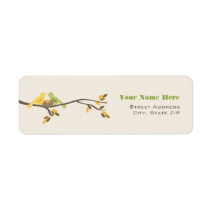 Mummy & Daddy Birds Neutral Fall Baby Shower