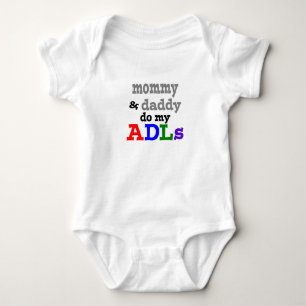 mummy & daddy do my adls OT bodysuit