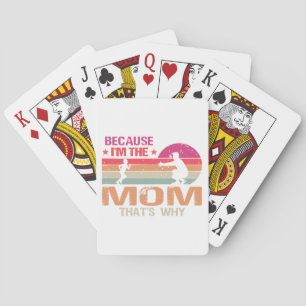  Mummy & Daddy got married mothers day Playing Cards
