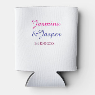 Mummy & Daddy new parents couple name est. year Can Cooler