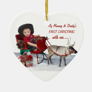 Mummy & Daddy's First Christmas with me.. Ornament