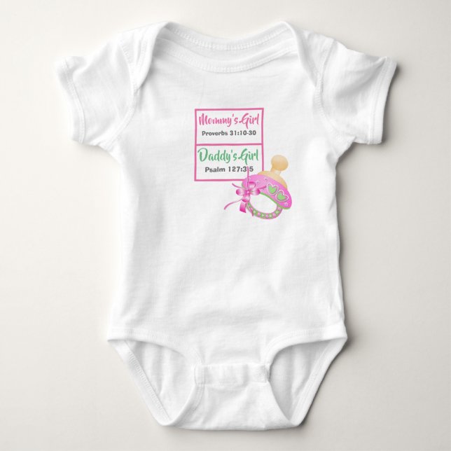 Mummy & Daddy's Girl (Scriptures Bodysuit (Front)