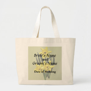 Mummy Daffodil and the Twins Wedding Products Large Tote Bag