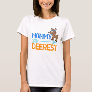 Mummy Deerest Wild Woodland Birthday T-Shirt
