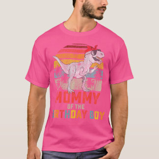 Mummy Dinosaur Birthday Boy Mum Matching Family T-Shirt