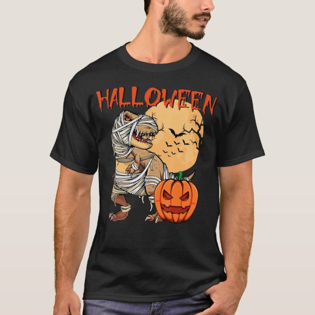 Mummy Dinosaur T Rex T-Shirt (Front)