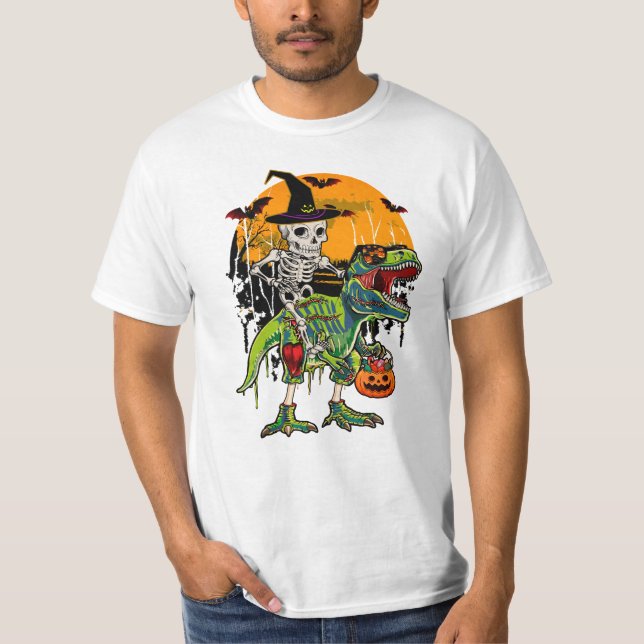 Mummy Dinosaur T Rex T-Shirt (Front)