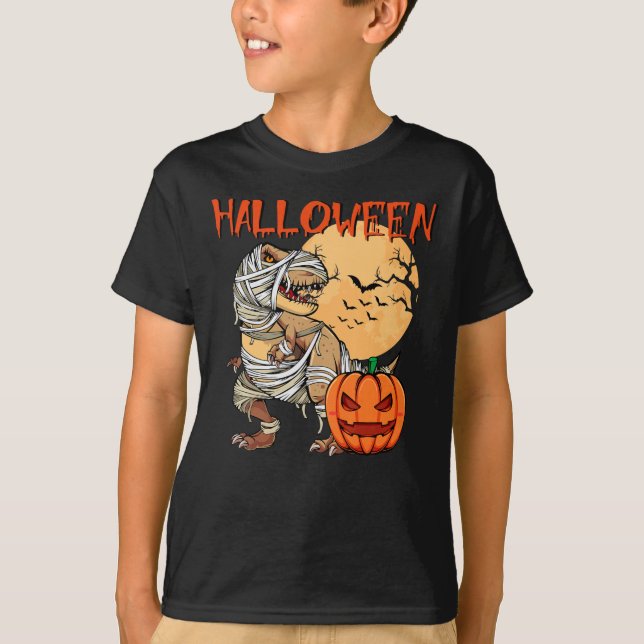 Mummy Dinosaur T Rex T-Shirt (Front)
