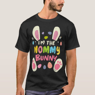 Mummy Easter Matching Family Party Bunny Face Cost T-Shirt