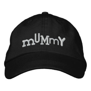 MUMMY Eclectic Style Halloween Embroidery Hat