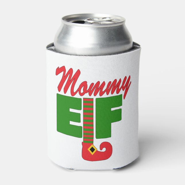 Mummy Elf   Can Cooler (Can Front)