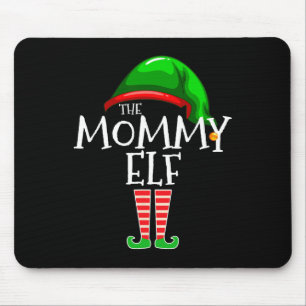 Mummy Elf Family Matching Group Christmas Mum Mouse Mat