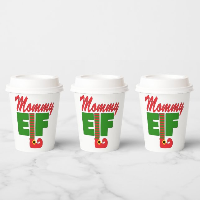Mummy Elf   Paper Cups (Multi)