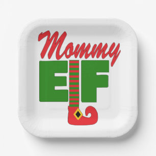 Mummy Elf   Paper Plate