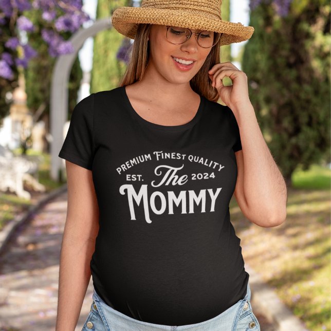 Mummy est 2024 New Mother est 2024 Mama to be 2024 T-Shirt (Creator Uploaded)