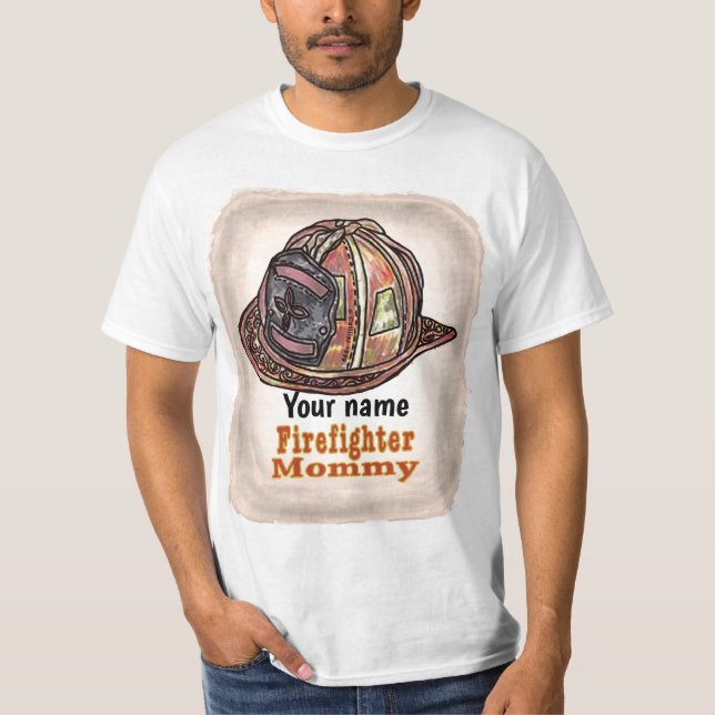 Mummy FireFighter t-shirt (Front)