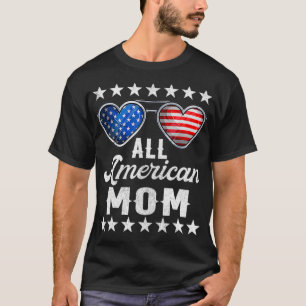 Mummy Fourth Of July Costume All American Mum US F T-Shirt