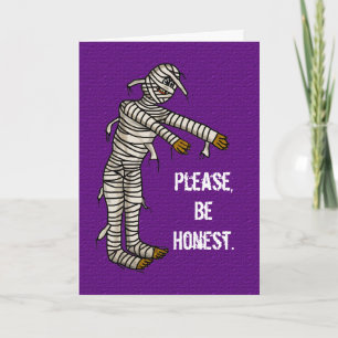 Mummy Funny Halloween Card -  Customise It!