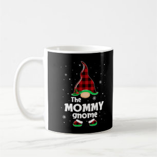 Mummy Gnome Buffalo Plaid Matching Family Christma Coffee Mug