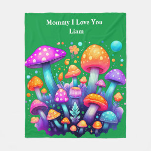 Mummy I Love you Fleece Blanket