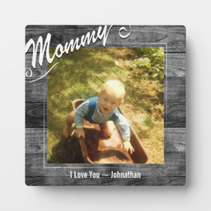 Mummy I love You Photo Plaque