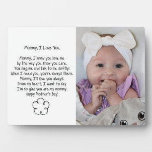 Mummy, I Love You Plaque