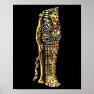 Mummy In Sarcophagus Hallowen Costume  Poster