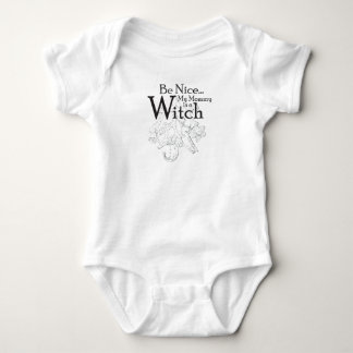 Mummy is a Witch Baby Bodysuit