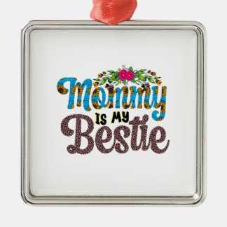 Mummy Is My Bestie Metal Tree Decoration