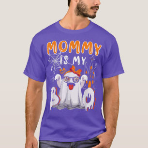 Mummy Is My Boo Halloween Boo Ghost Sunglasses Lov T-Shirt
