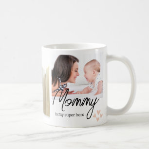 Mummy Is My Super Hero Mother's Day Photo Coffee Mug