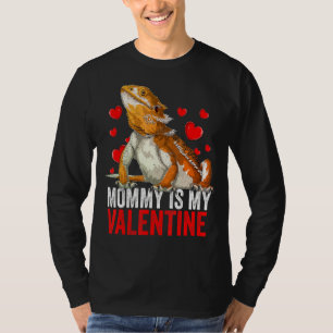 Mummy Is My Valentine Bearded Dragon Rescue Reptil T-Shirt