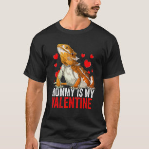 Mummy Is My Valentine Bearded Dragon Rescue Reptil T-Shirt