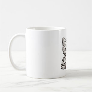 Mummy Kitten Halloween Costume Pattern Art Coffee Mug